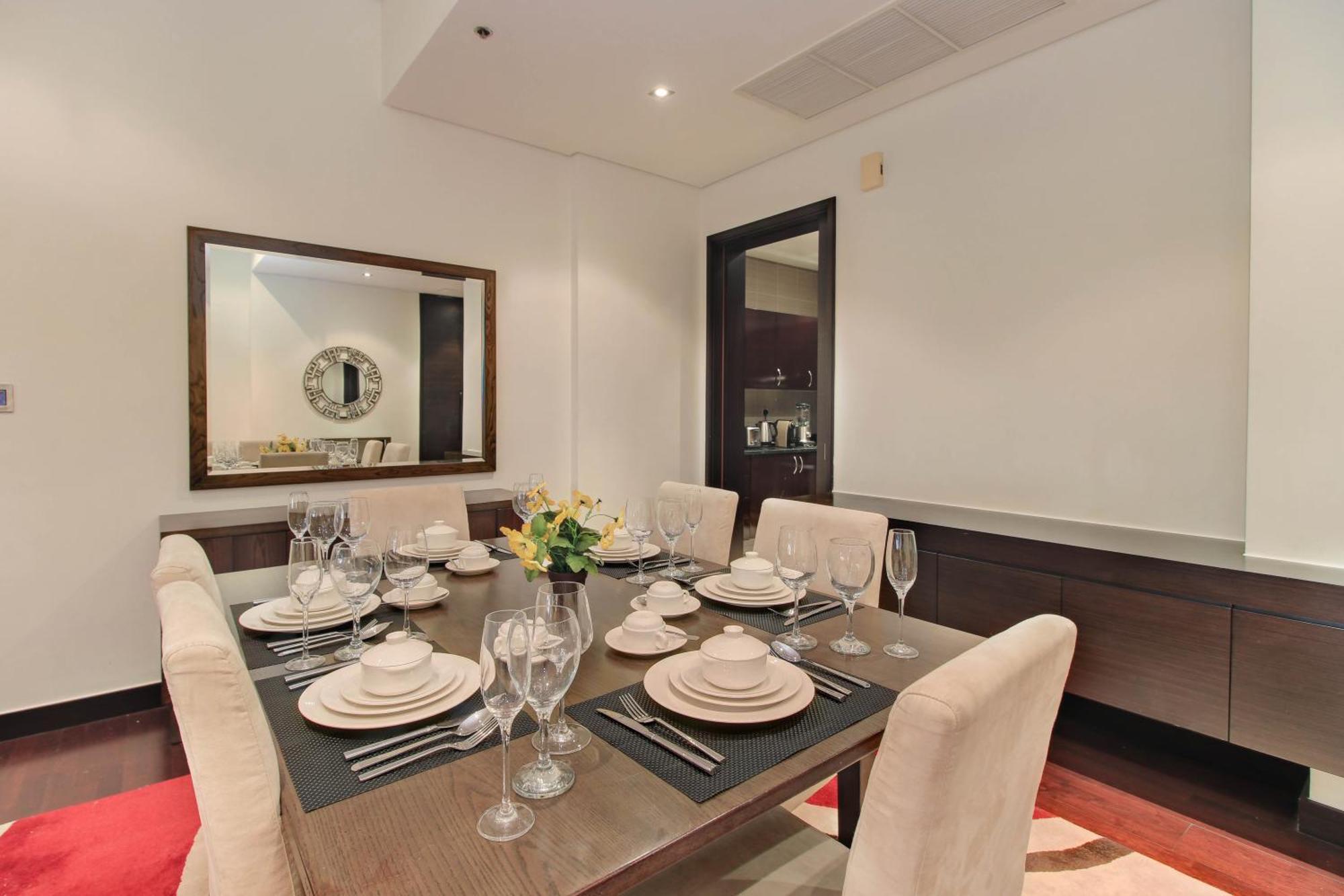 Luxe Getaways Royal Amwaj Palm Jumeirah Resort Apartment Holiday Home Dubai Exteriör bild