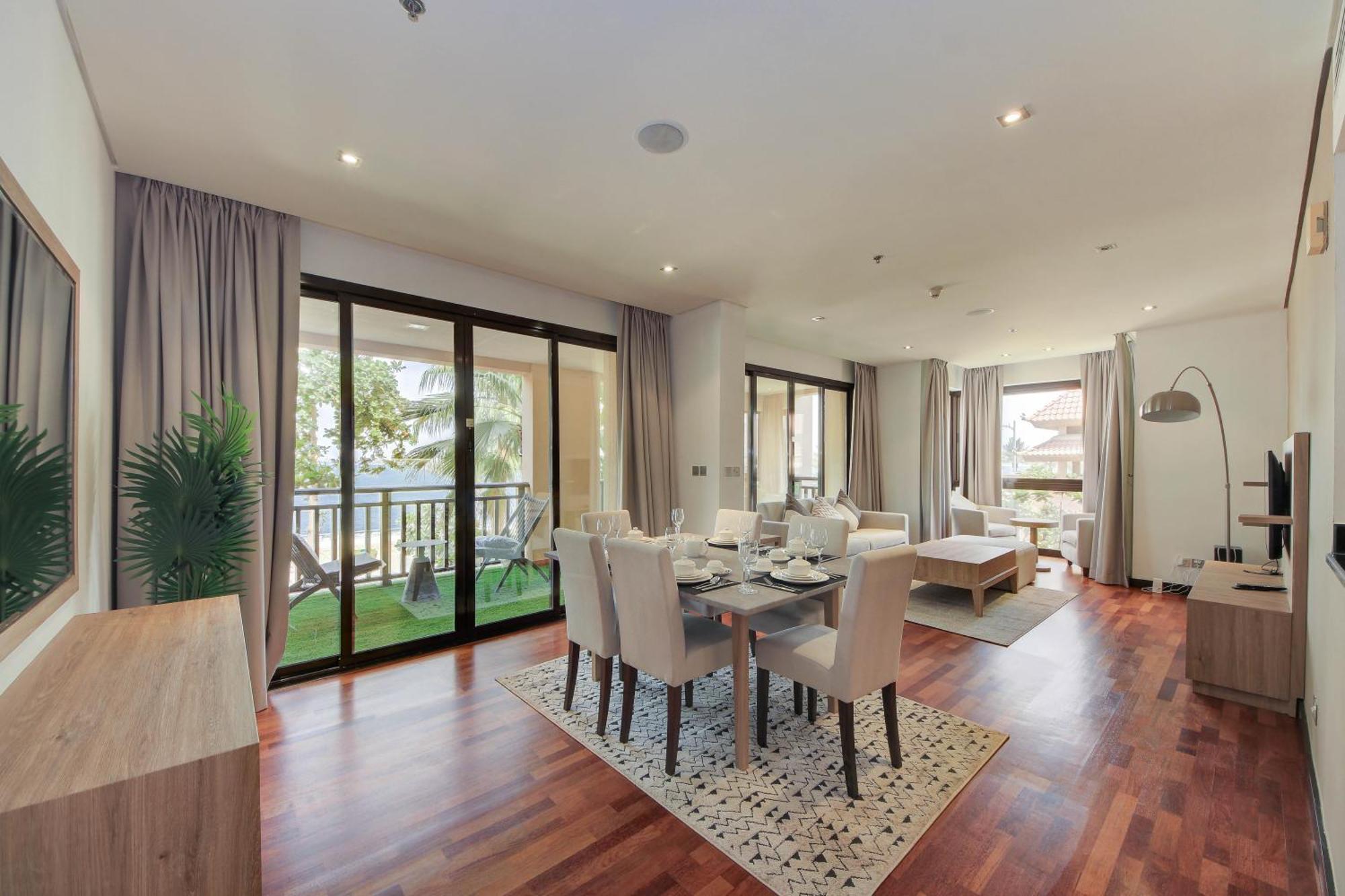Luxe Getaways Royal Amwaj Palm Jumeirah Resort Apartment Holiday Home Dubai Exteriör bild