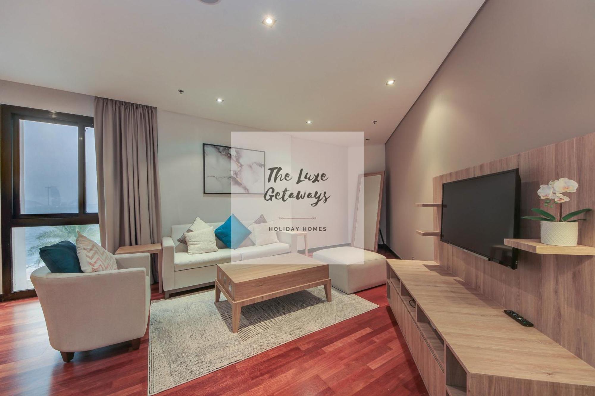 Luxe Getaways Royal Amwaj Palm Jumeirah Resort Apartment Holiday Home Dubai Exteriör bild
