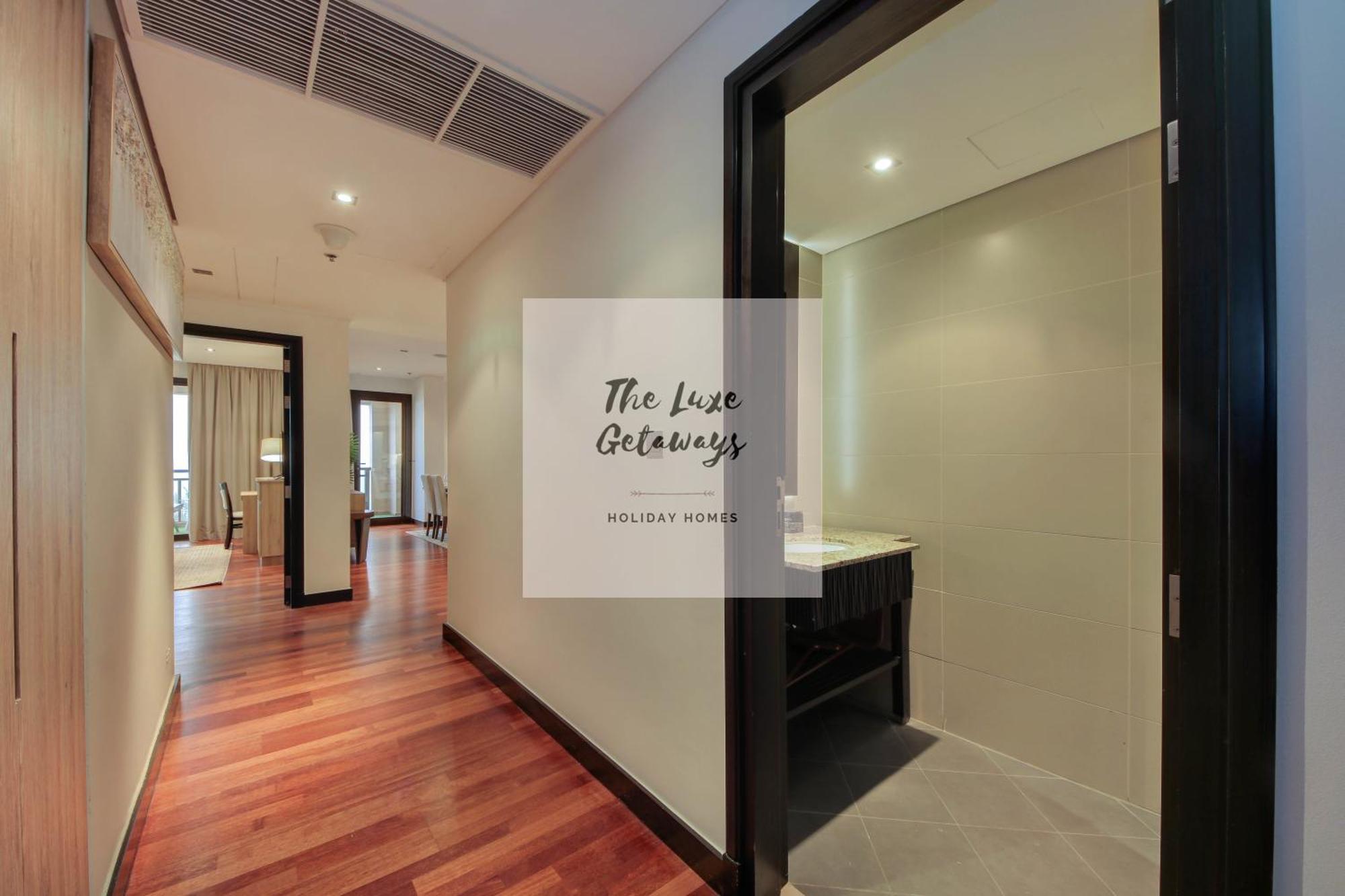 Luxe Getaways Royal Amwaj Palm Jumeirah Resort Apartment Holiday Home Dubai Exteriör bild