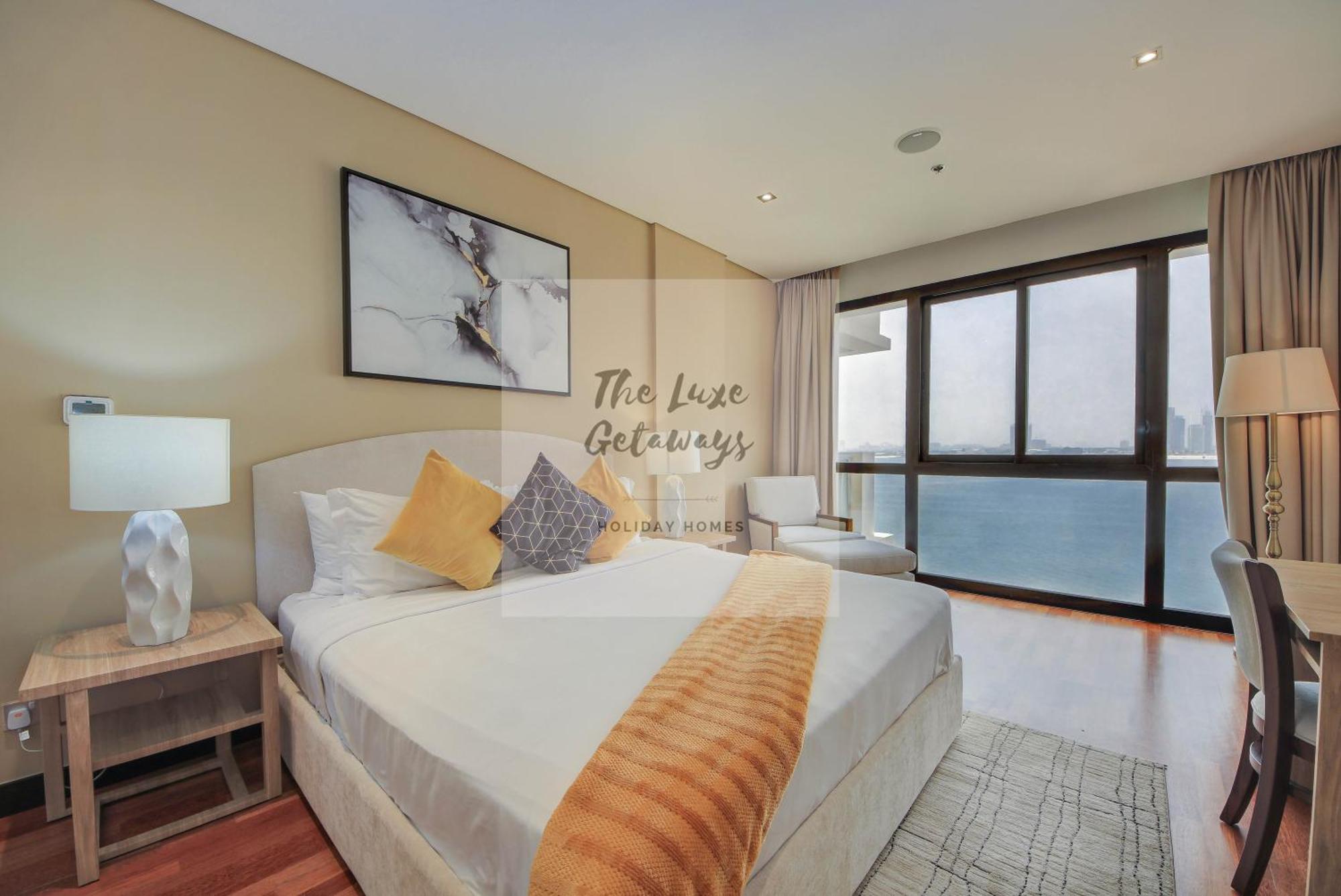 Luxe Getaways Royal Amwaj Palm Jumeirah Resort Apartment Holiday Home Dubai Exteriör bild