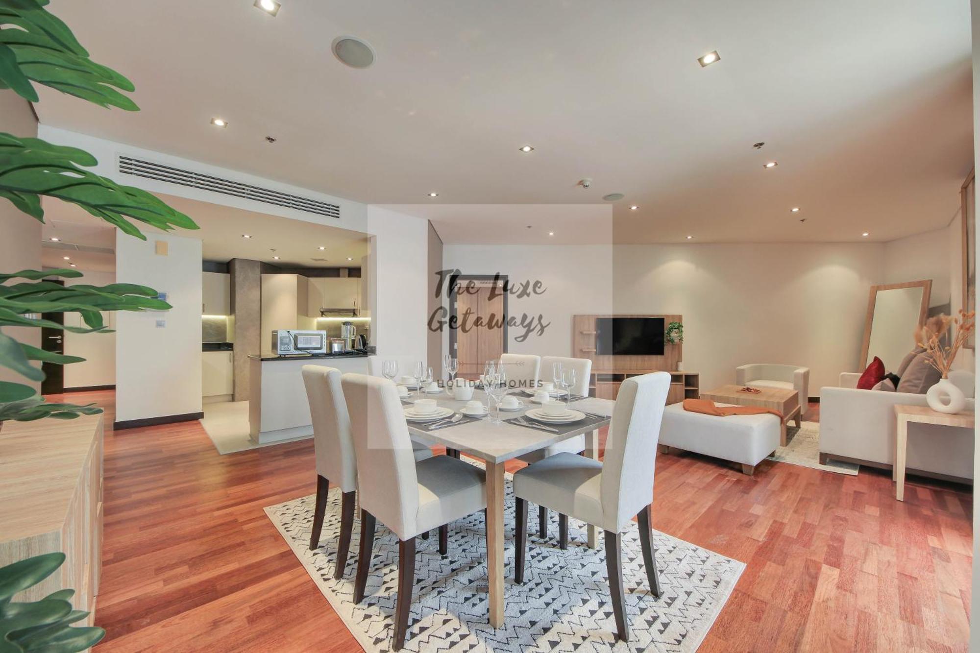 Luxe Getaways Royal Amwaj Palm Jumeirah Resort Apartment Holiday Home Dubai Exteriör bild
